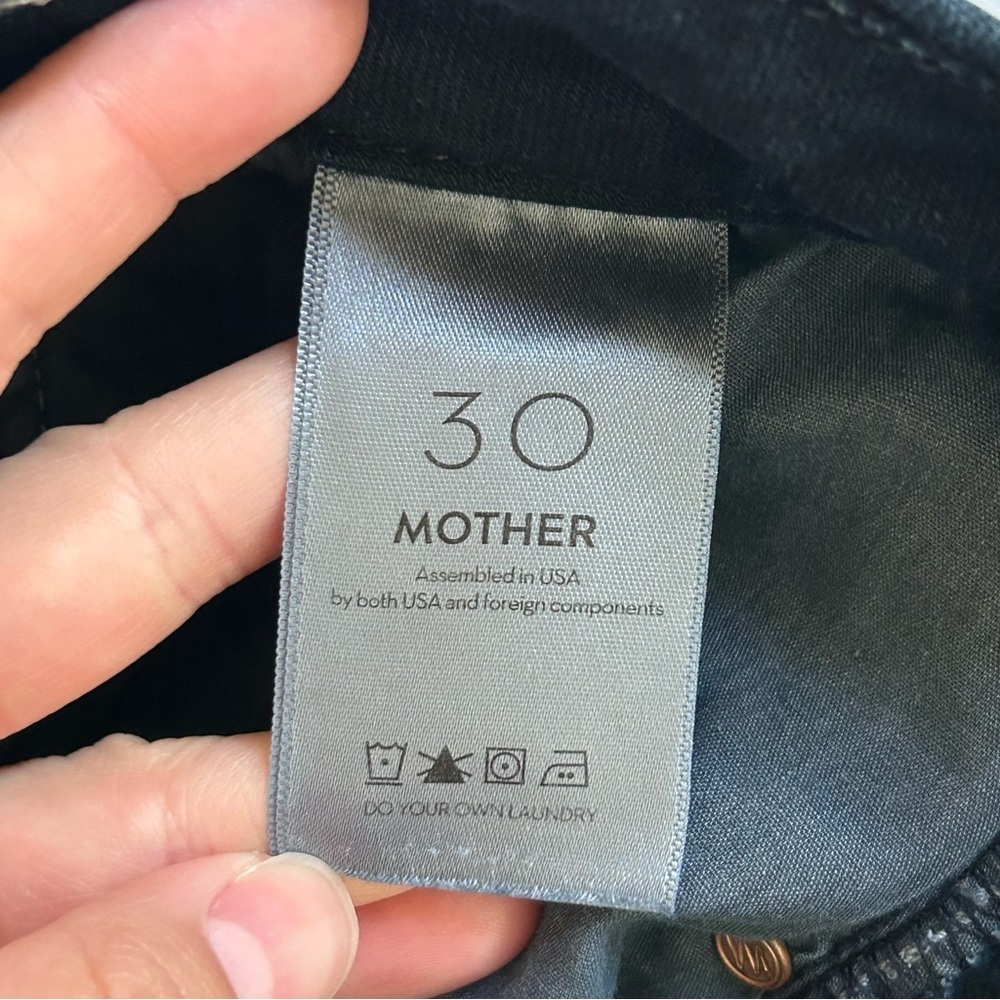 Mother The Pixie Ankle Fray jeans Holding Hands Tightly 30 - Picture 14 of 16